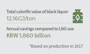 Greenhouse Gas Raduction Effect of Black Liquor